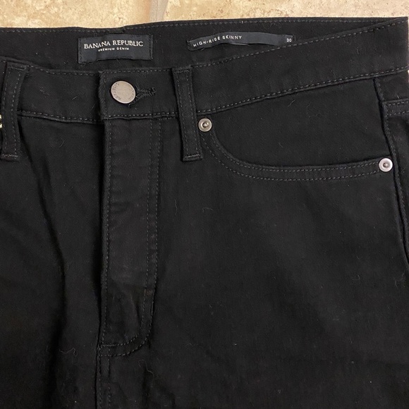 Banana republic black crop jeans - Picture 2 of 5